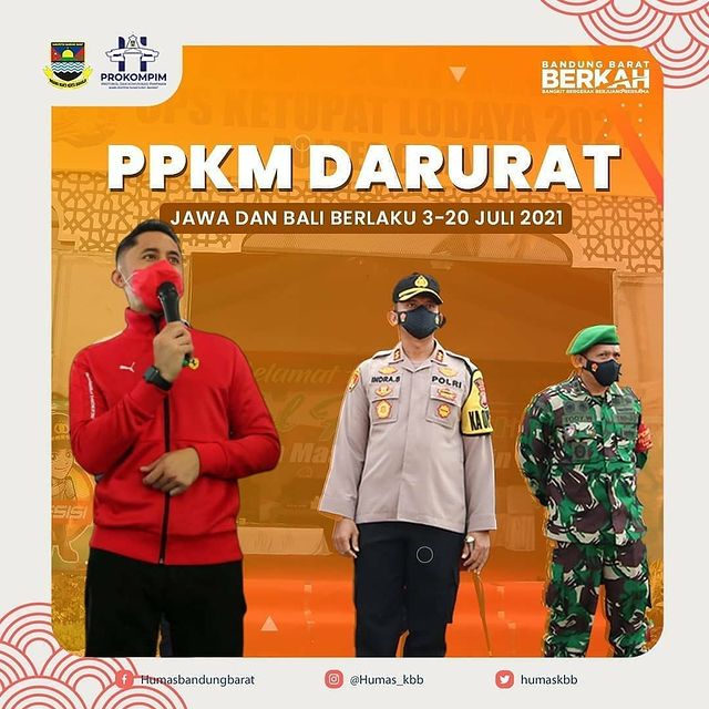 >Pengumuman PPKM Darurat Jawa dan Bali 